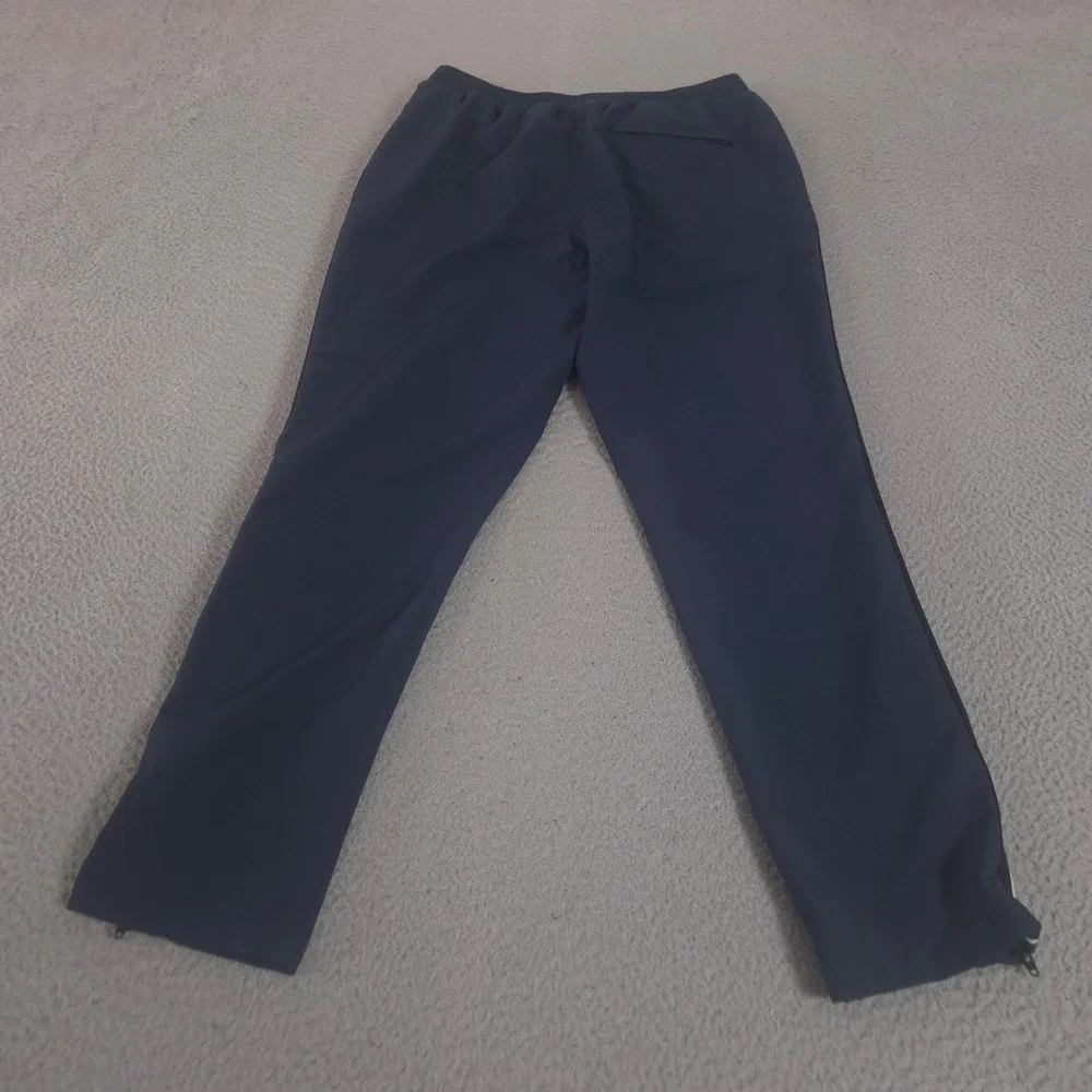 Banana Republic Pants Mens M Navy Track Performance Side Stripe Tapered Leg Zip